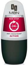 Духи, Парфюмерия, косметика Шариковый дезодорант-антиперспирант - AA Men Protection Non-Stop 24h Anti-Perspirant Action