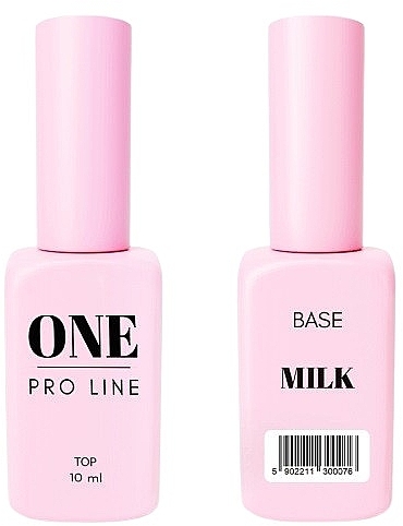 Молочная база для ногтей - One Pro Line Milk Base — фото N1