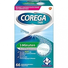 Духи, Парфюмерия, косметика Таблетки для зубных протезов - Corega Tabs 3 Minute 66 Bit Cleaning Tablets