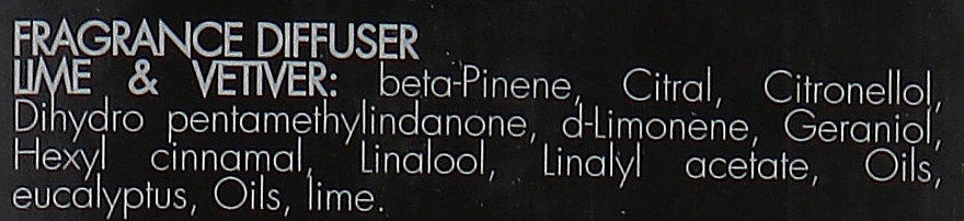 Аромадифузор "Лайм і ветивер" - Millefiori Milano Natural Diffuser Natural Lime & Vetiver — фото N5