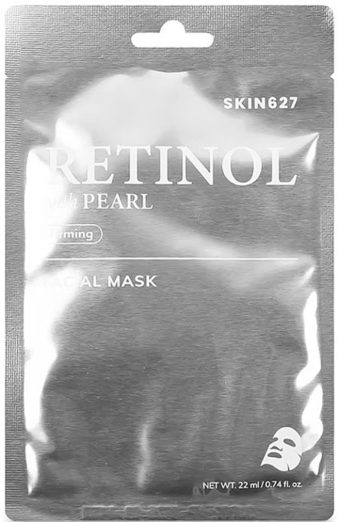 Укрепляющая маска для лица с ретинолом и жемчугом - Skin627 Retinol with Pearl Firming Facial Mask — фото N1