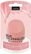 Духи, Парфюмерия, косметика Спонж для макияжа - Real Techniques Miracle Complexion Sponge Makeup Blender Sugar Crush Berry Peach