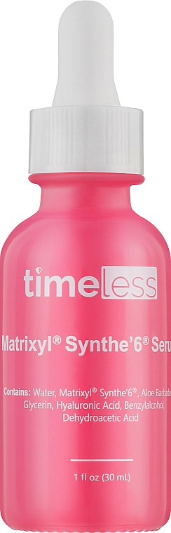 Пептидна сироватка для обличчя - Timeless Skin Care Matrixyl Synthe'6 Serum