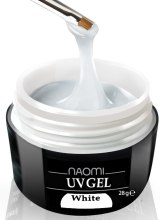 Духи, Парфюмерия, косметика УЦЕНКА Белый гель для ногтей - Naomi UV Gel White *