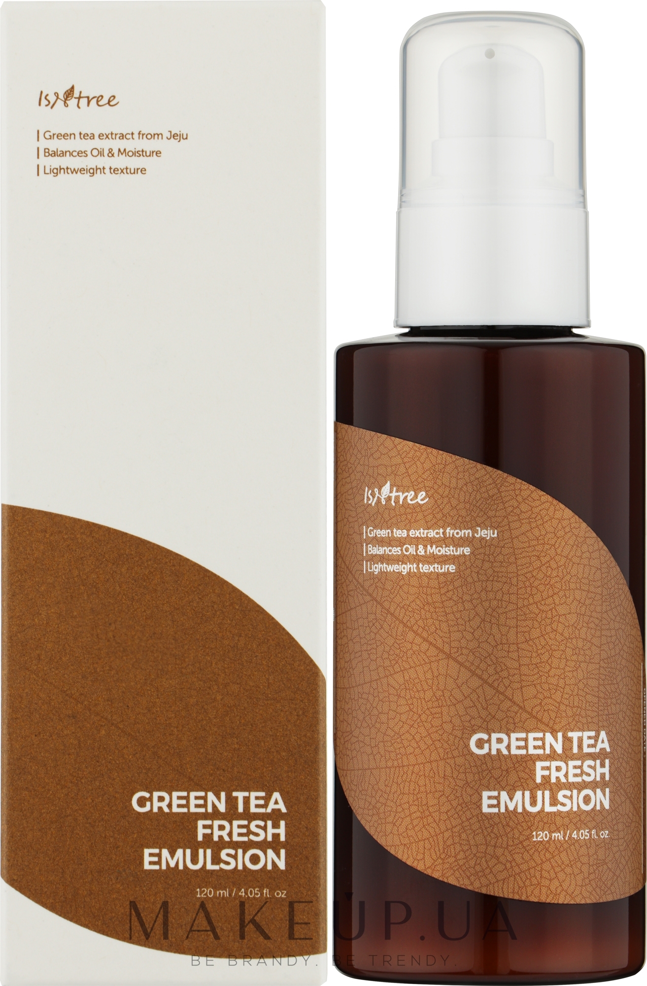 Освежающая эмульсия с зелёным чаем - IsNtree Green Tea Fresh Emulsion — фото 120ml