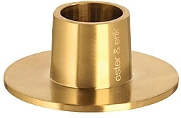 Духи, Парфюмерия, косметика Подсвечник средний, матовый золотой - Ester & Erik Candle Holder Medium Matt Gold