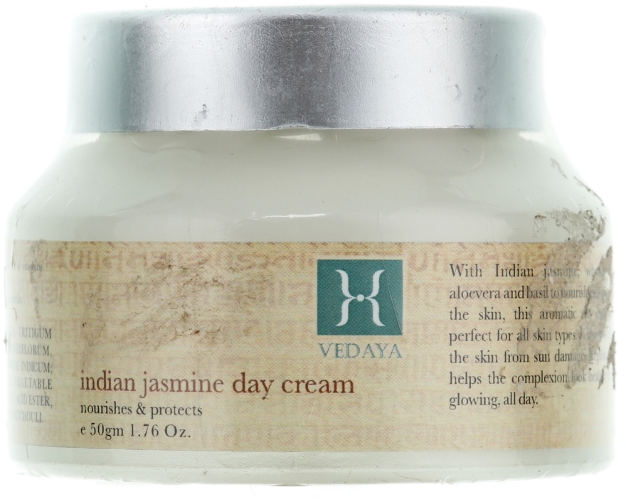 Дневной крем для лица "Индийский жасмин" - Vedaya Indian Jasmine Day Cream