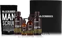 УЦЕНКА Набор для мужчин - Mr.Scrubber Beauty Box For Man (scr/200 g + sh/gel/250 ml + shm/250 ml + gel/125 ml + ash/cr/100 ml) * — фото N2