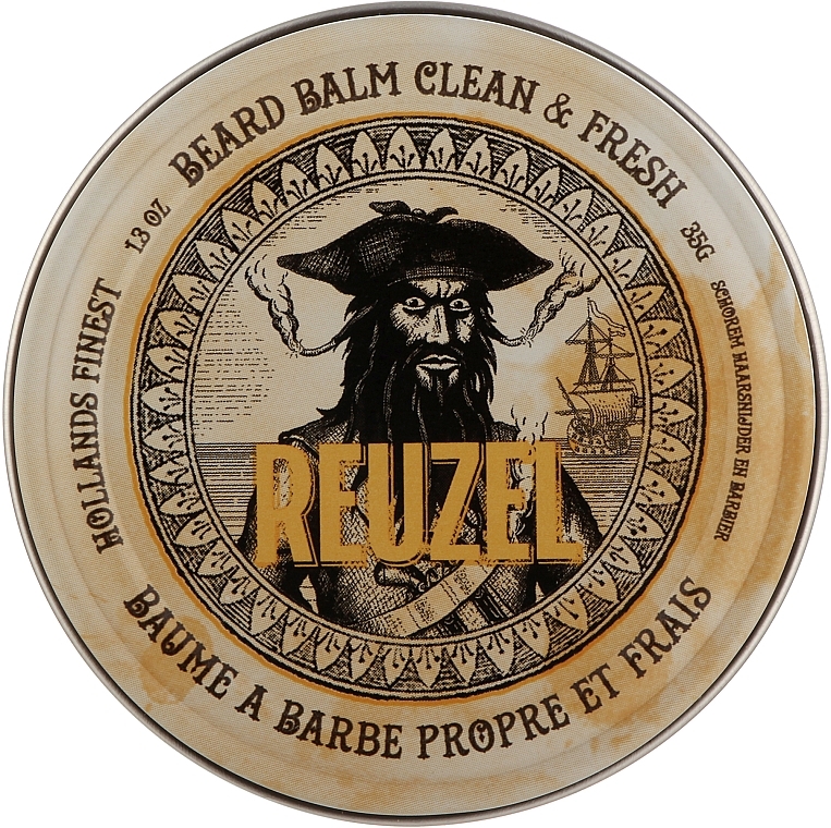 Чоловічий бальзам для бороди - Reuzel Beard Balm Clean & Fresh — фото N1