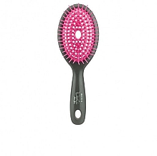 Маленькая щетка для волос овальная, фуксия - Beter Hair Flow Brush — фото N1