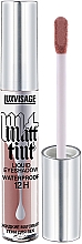 Парфумерія, косметика Рідкі матові тіні для повік - Luxvisage Matt Tint Liquid Eyeshadow Waterproof 12H