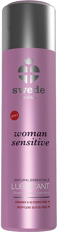 Лубрикант "Ромашка й алое вера" - Swede Original Woman Sensitive Lubricant Chamomile & Aloe Vera — фото N1