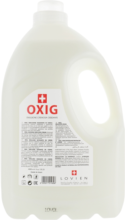 Окислювач 3 % - Lovien Essential Oxydant Emulsion 10 Vol — фото N5