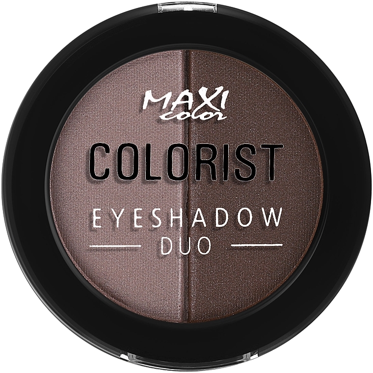 Тіні для повік перламутрові - Maxi Color Colorist Eyeshadow Duo — фото N2