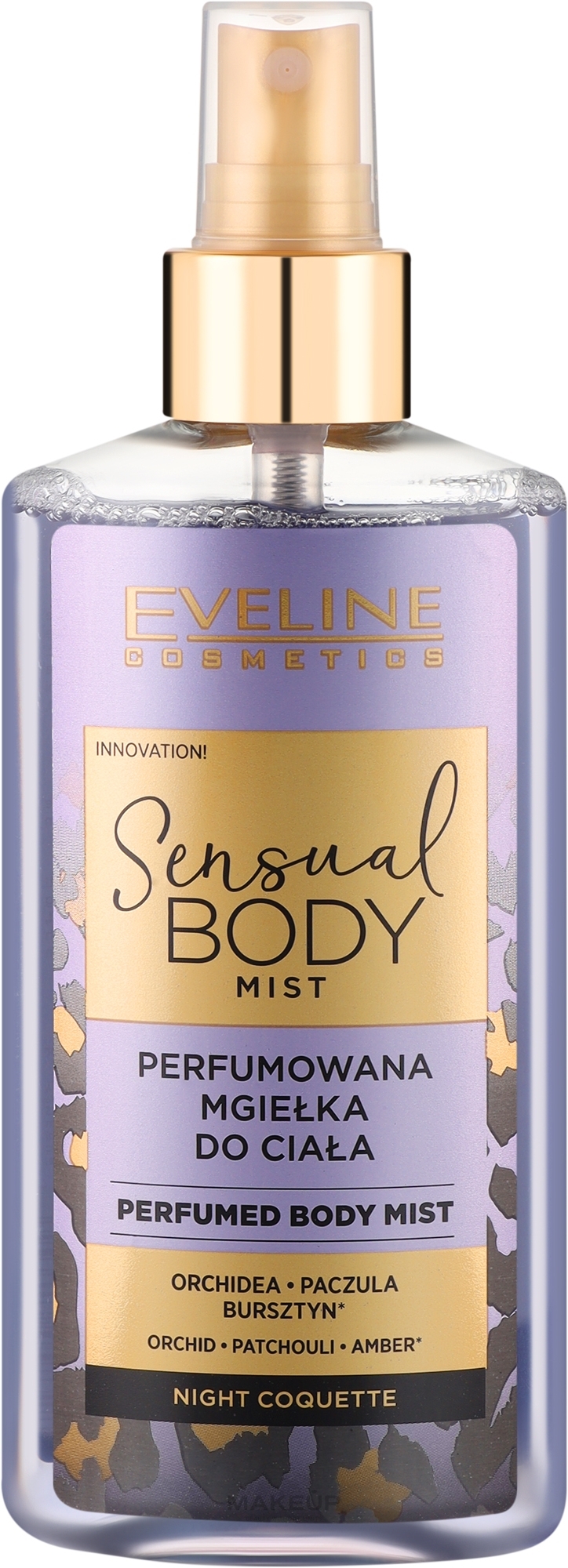 Парфюмированный спрей для тела - Eveline Cosmetics Sensual Body Mist Night Coquette — фото 150ml