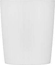 Парфумерія, косметика Склянка для ванної кімнати з поліпропілену, біла - Spirella Lemon-Opaque