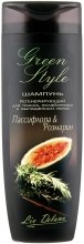 Парфумерія, косметика Шампунь регенерувальний для тонкого, ослабленого волосся, що випадає "Пасіфлора і розмарин" - Liv Delano Green Style Shampoo