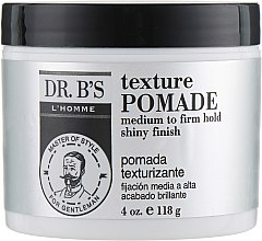 Паста для укладання - Dr. B’s L’Homme Texture Pomade — фото N1