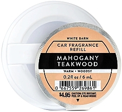 Ароматизатор для авто "Mahogany Teakwood" - Bath And Body Works Mahogany Teakwood Car Fragrance Refill (змінний блок) — фото N1