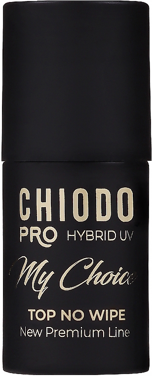 Топ для гібридного лаку для нігтів без липкого шару - Chiodo Pro Hybrid UV Top No Wipe My Choice — фото N1