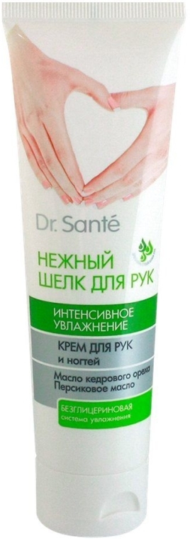 Крем для рук "Интенсивное увлажнение" - Dr. Sante Silk Нежный Шелк — фото N1