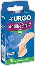 Пластир медичний еластичний з антисептиком - Urgo Sensitive Stretch — фото N1
