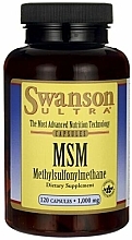 Парфумерія, косметика Дієтична добавка "Метилсульфонілметан", 1000 мг - Swanson MSM