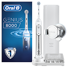 Парфумерія, косметика Електрична зубна щітка - Oral-B Braun Genius 8000 Silver