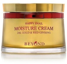 Парфумерія, косметика Зволожуючий крем для обличчя - Beyond Happy Snail 24K Gold&Red Ginseng Moisture Cream