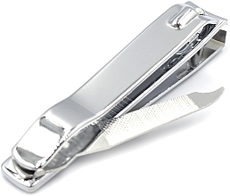Парфумерія, косметика Кніпсер для нігтів, сталь глянець з пилкою, L, 8.5 см, C-08 - Beauty Luxury