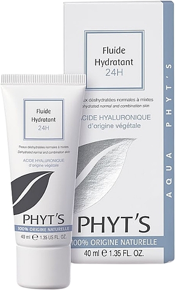 Увлажняющий флюид для нормальной и комбинированной кожи лица - Phyt's Fluide Hydratant 24H Aqua — фото N1