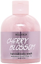 Духи, Парфюмерия, косметика Увлажняющий гель для рук и тела - Hollyskin Cherry Blossom Hands & Body Wash