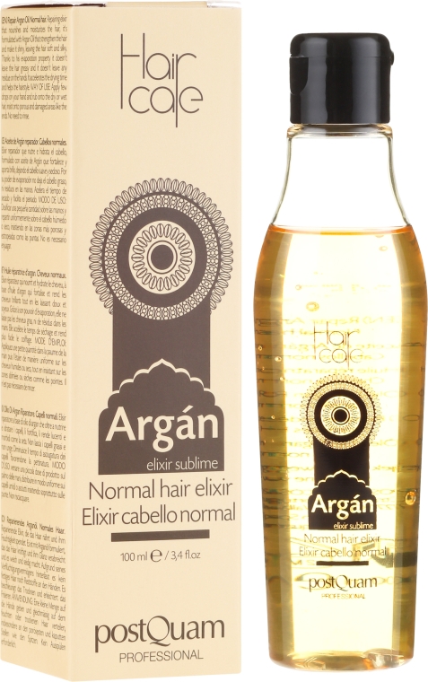 Еліксир для нормального волосся з олією арганії - PostQuam Argan Sublime Hair Care Normal Hair Elixir — фото N1
