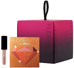 Парфумерія, косметика Набір - Huda Beauty Sleigh All Day Set Topaz & Crush (eyeshadow/9.9g + lipstick/1.9ml)