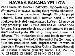 Олія для нігтів і кутикули - Silcare Olive Shells Havana Banana Yellow — фото N2