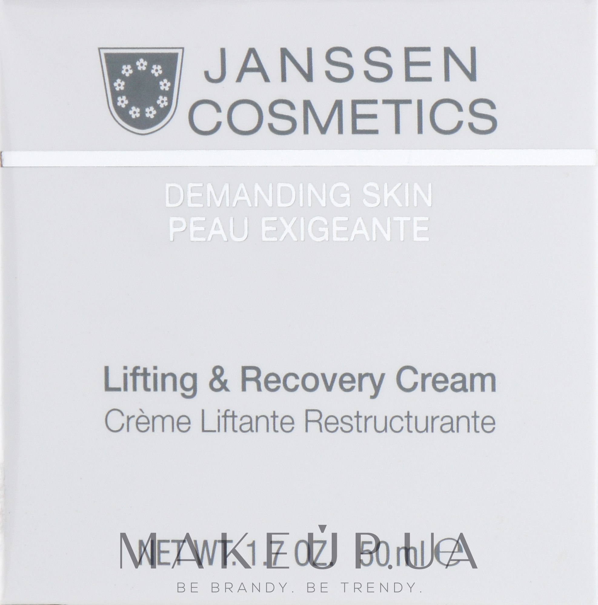 Janssen cosmetics lifting. Lifting Recovery Cream Janssen. Lifting and Recovery Cream.