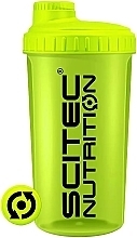 Шейкер 700 мл, неоново-желтый - Scitec Nutrition Shaker Neon Yellow — фото N1