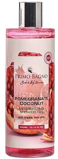 Зволожувальний гель для душу "Гранат і кокос" - Primo Bagno Pomegranate Coconut Moisturizing Shower Gel — фото N1