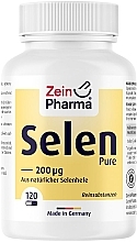 Пищевая добавка «Селен», 200 мкг, в капсулах - ZeinPharma Selenium Pure 200µg — фото N1