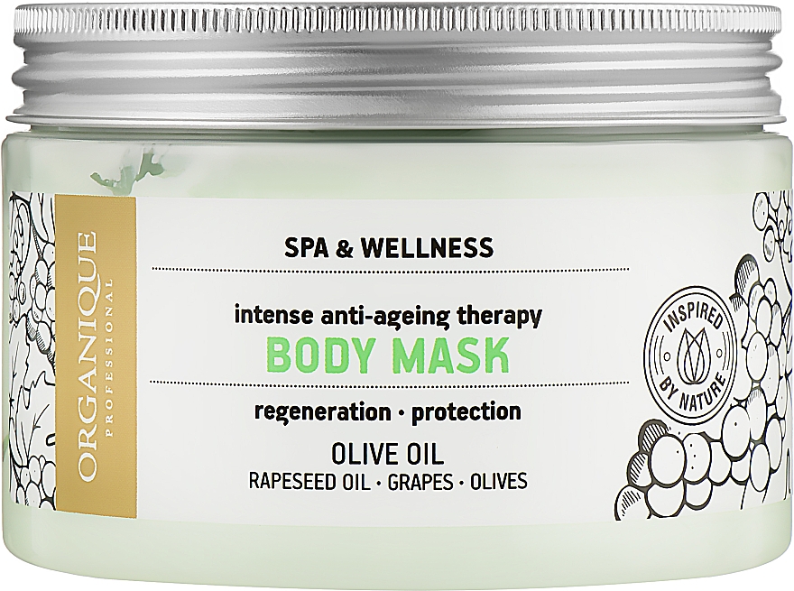 Маска омолоджуюча для тіла - Organique Professional Spa Therapies Grape Body Mask