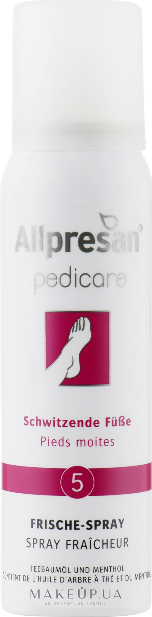 Освежающий спрей-дезодорант для стоп - Allpresan Foot Special 5 Frische-Spray — фото 100ml