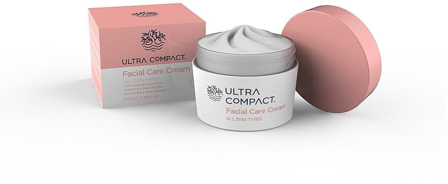 Зволожувальний крем для обличчя, для усіх типів шкіри - Ultra Compact Facial Care Cream
