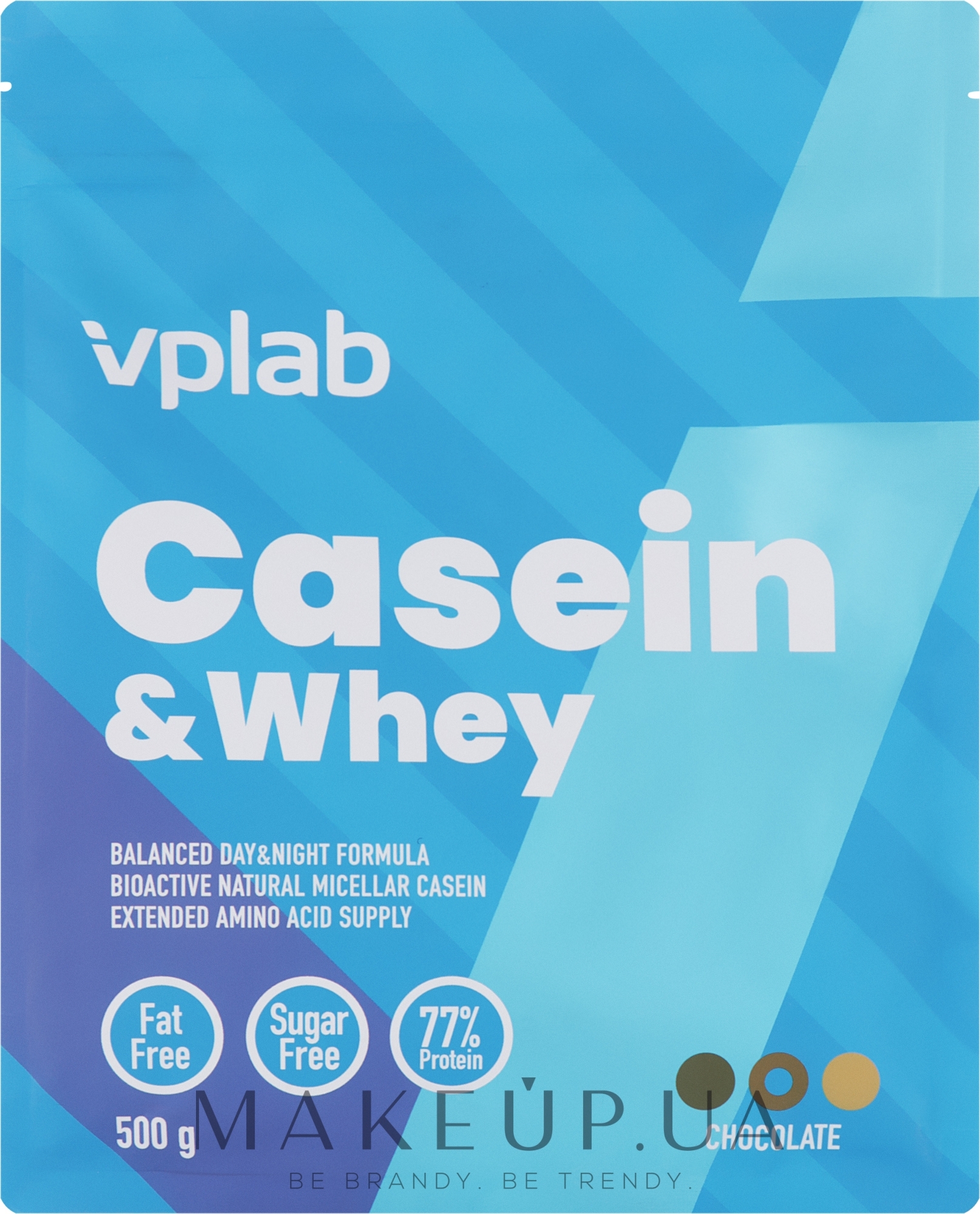 Казеиновый и сывороточный протеин "Шоколад" - VPlab Casein & Whey — фото 500g