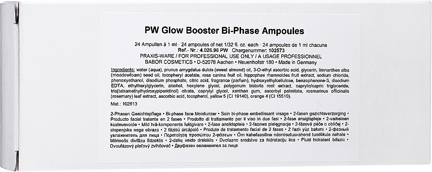 Біфазні ампули "Активатор сяйва" - Babor Glow Booster Bi-Phase — фото N6