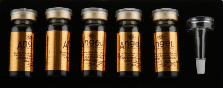 Активный тоник с экстрактом женьшеня - Angel Professional Paris With Ginseng Extract Tonic — фото N3