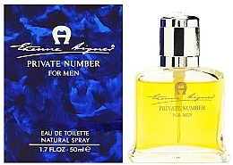 Духи, Парфюмерия, косметика Aigner Private Number For Men - Туалетная вода