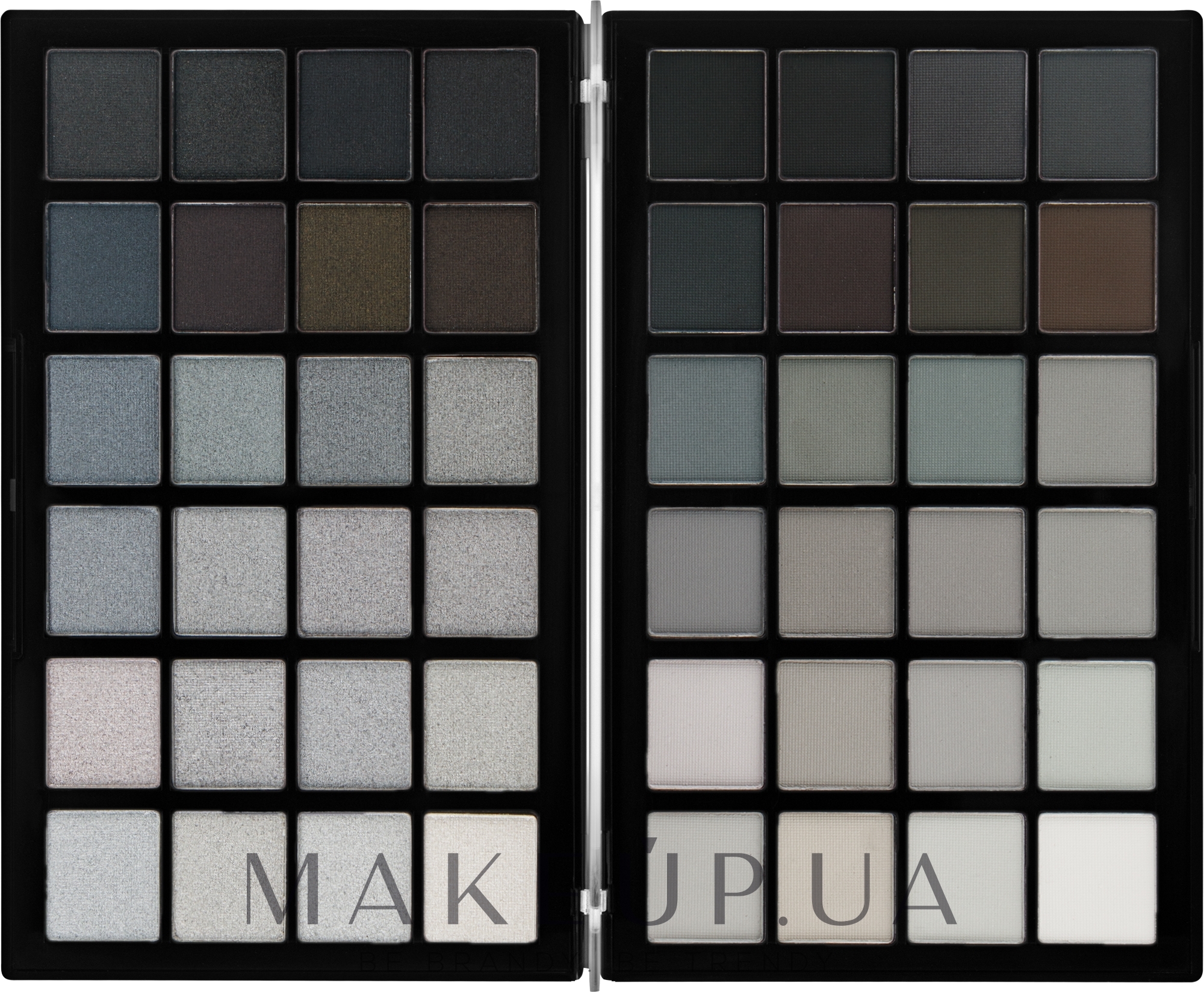 Палетка теней для век, 48 оттенков - Makeup Revolution Colour Book Shadow Palette — фото CB01