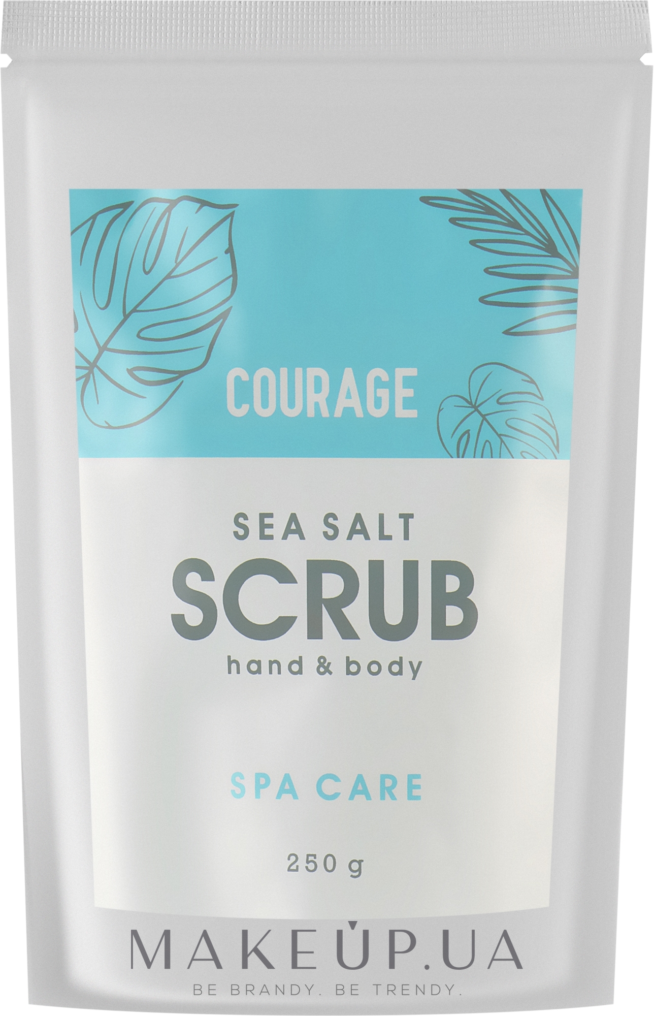 Скраб для тіла сольовий - Courage Spa Care Sea Salt Scrub Hand & Body — фото 250g