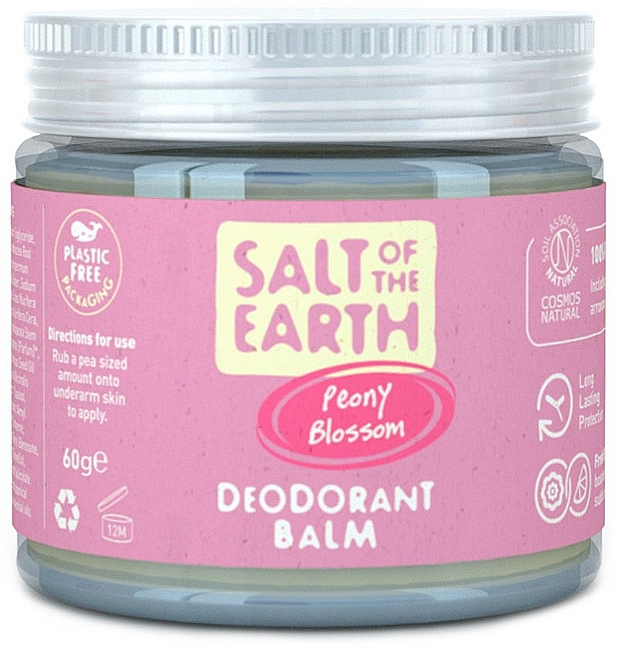 Натуральный дезодорант-бальзам - Salt Of The Earth Peony Blossom Deodorant Balm — фото N1