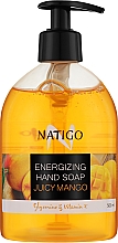 Жидкое мыло для рук "Сочное манго" - Natigo Energizing Hand Soap — фото N1